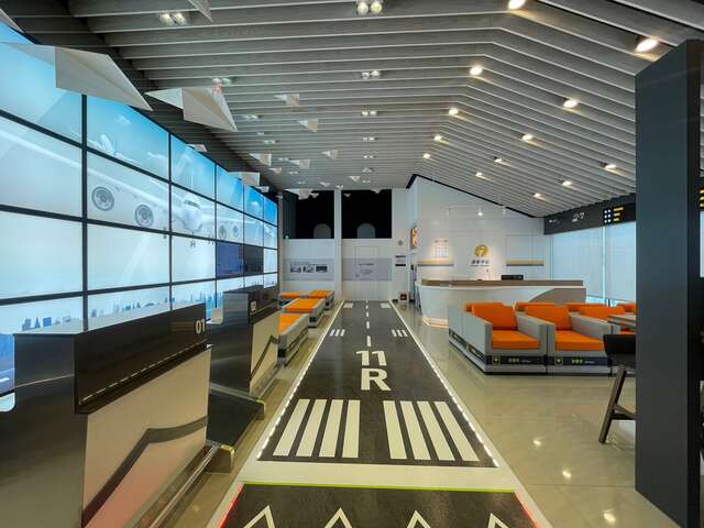 中央公园机场主题游客中心-服务大厅优先开放启用