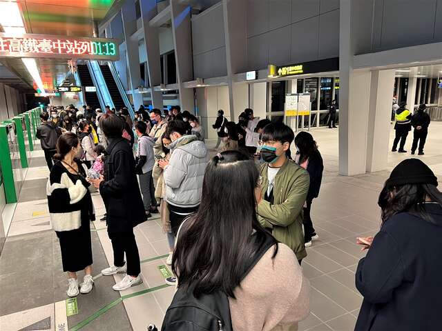 台中捷運跨年夜將延長營運時間至凌晨2時