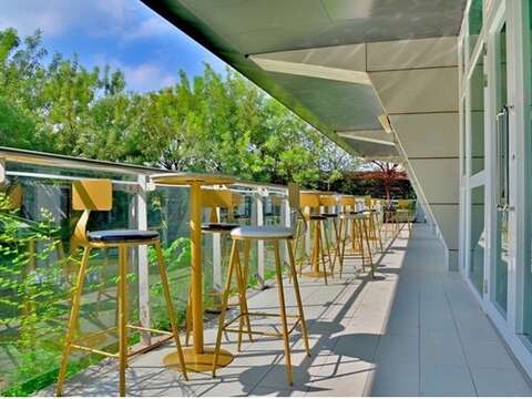 台中市政府水利局引進民間企業進駐的-黑水號咖啡廳-今-7-日正式營運