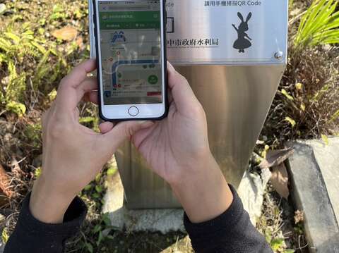 掃描現場qr-code即可開啟現場導覽介紹網頁