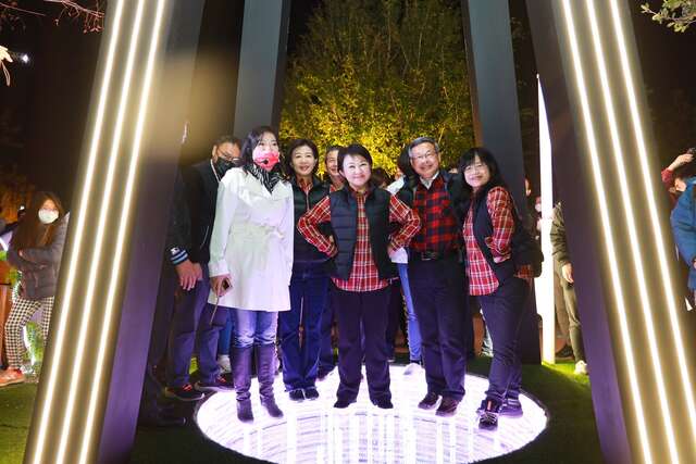 台中市長盧秀燕今-2-晚搶先為市民開箱熱門燈區美景