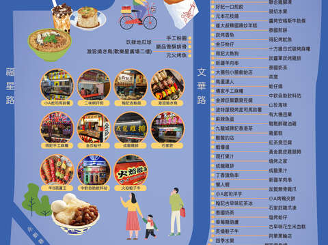 逢甲夜市美食地图