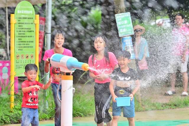 中科公園戲水區-新設水槍設施