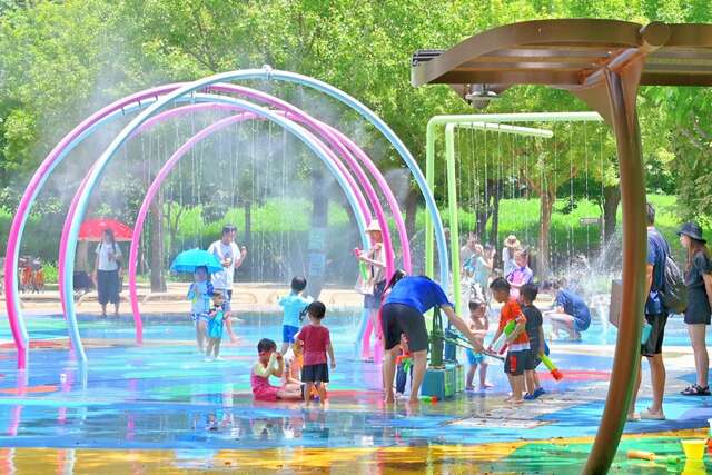 中科公園戲水區-親子同樂