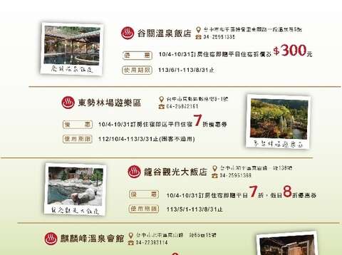 2023台中名湯 温活湯旅