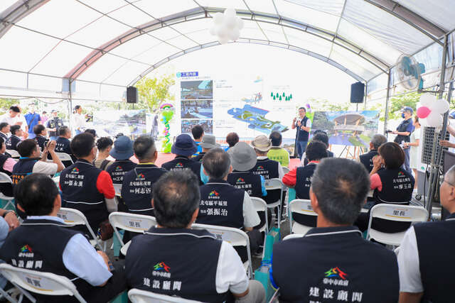 建設局進行工程簡報-大坑觀音亭景觀休憩平台-將建置各族群皆可適用的安全休憩環境