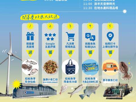松柏漁港生鱻市集開幕好康活動
