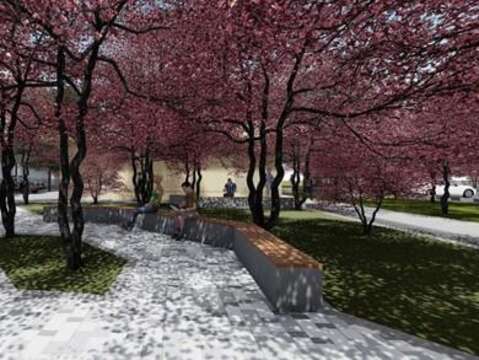 后里泰安铁道文化园区模拟图