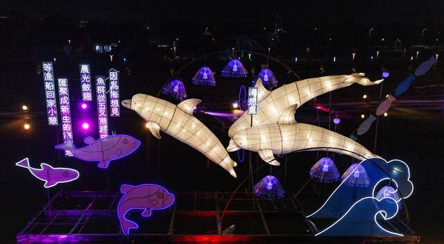 與台中文學家合作城市綠洲水上燈組1_0