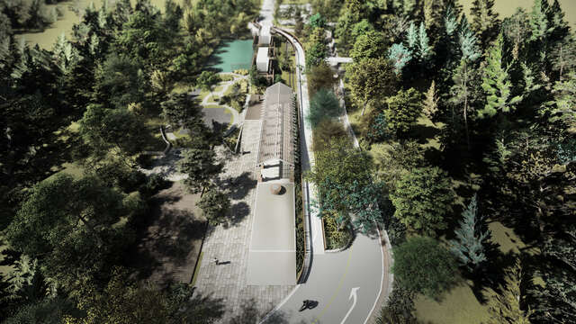 新设斜坡道模拟图