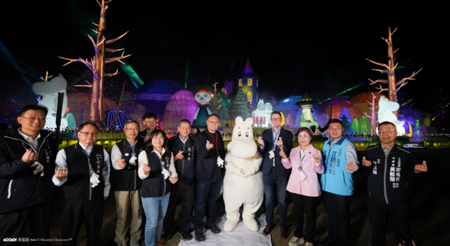 燈會由五大局處參與佈展打造精彩展區