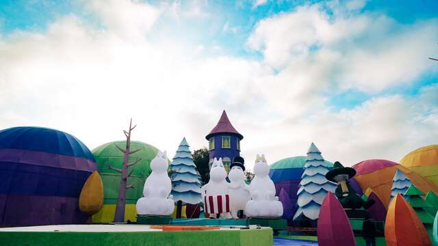 中台灣燈會與人氣ip姆明一族合作