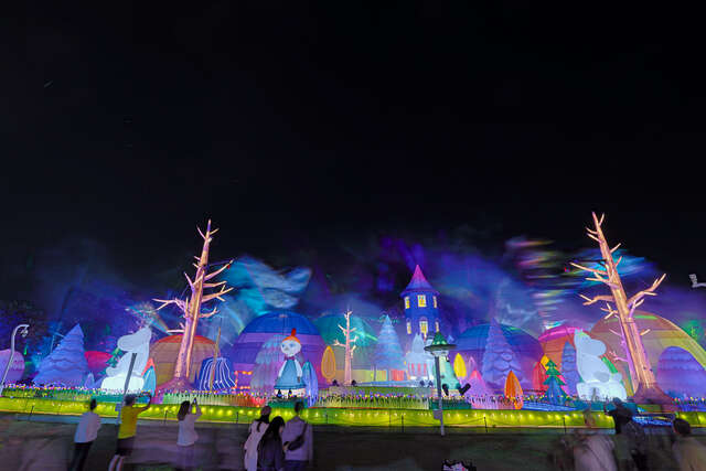 主燈區宛如北歐夢幻夜空