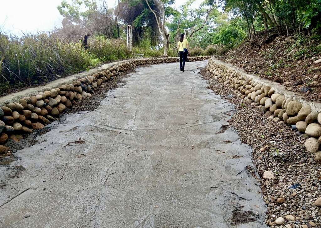 大甲鐵砧山桂花泉步道優化工程持續推進