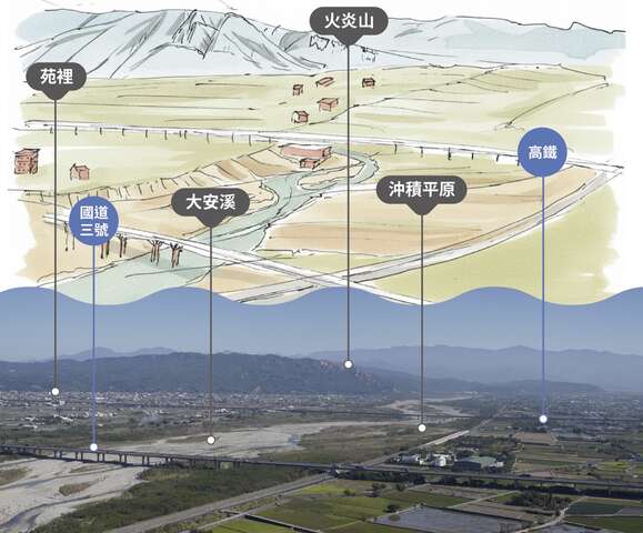 观景平台将周遭地景尽收眼底