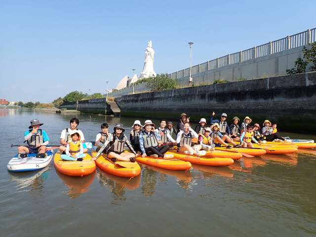 10月4日疯玩大安海活动在妈祖守护下体验sup感觉好安心