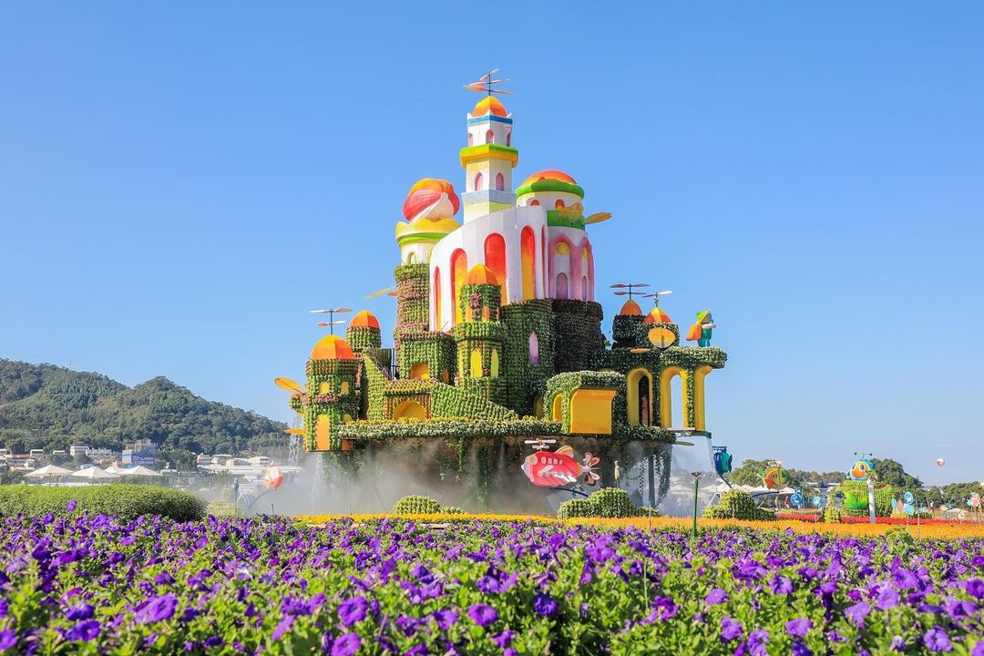 taichungtravels 最盛大的花卉慶典來囉!感受「臺中國際花毯節」的花花世界吧!