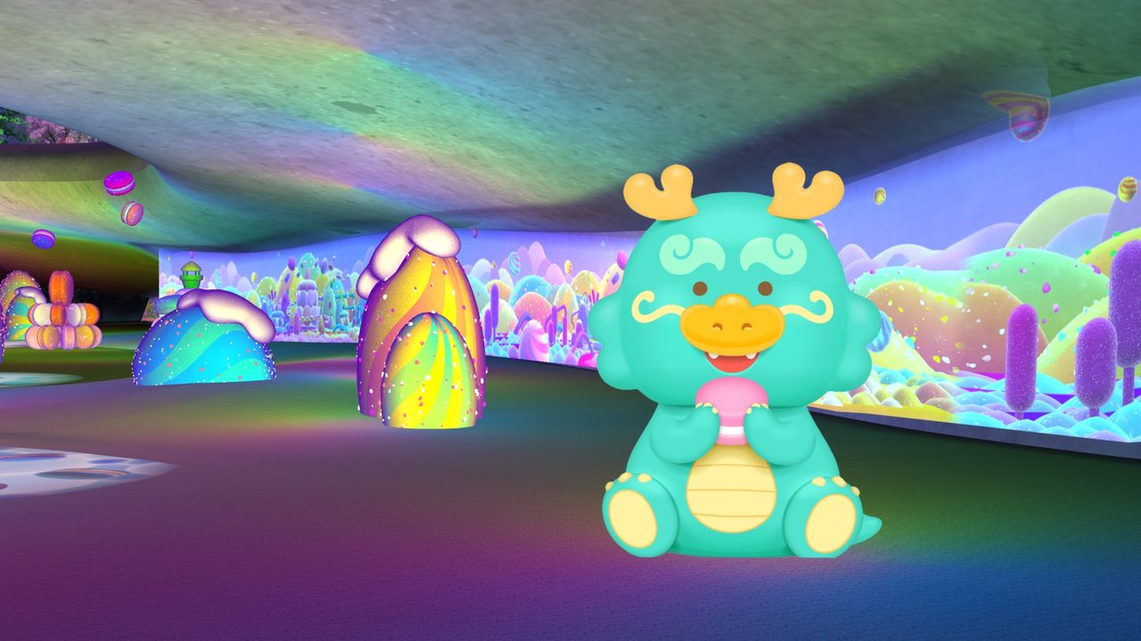 ＼中央公园变身可爱爆表的 #马卡龙灯区🍬置身粉红童话世界 ​／