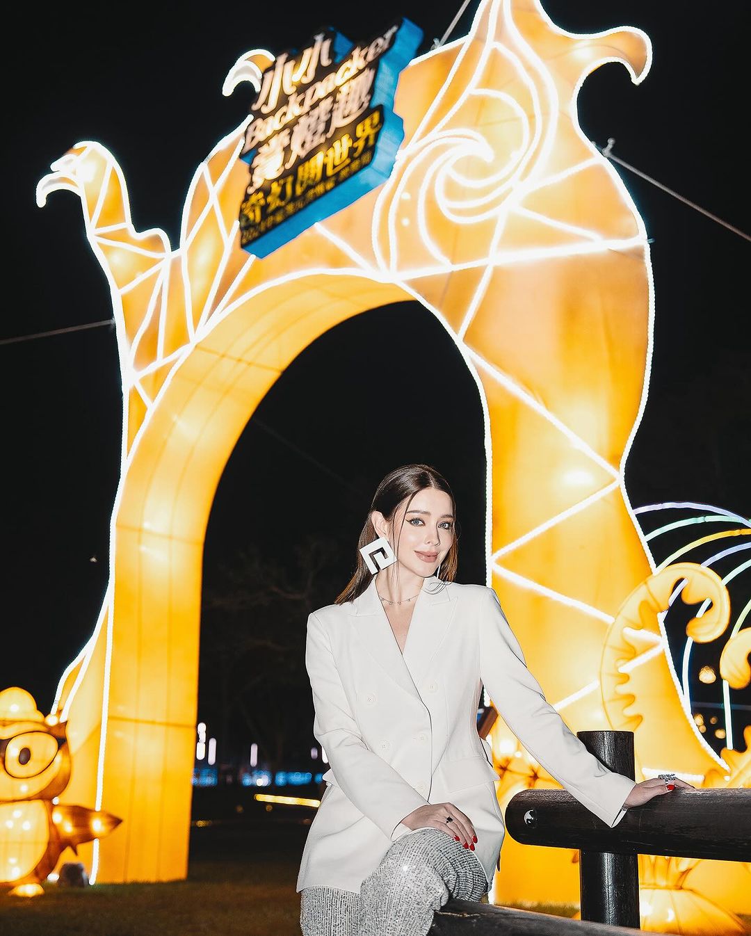 這次來到台中啦 今年的燈會太美了,每一區都讓我驚喜連連,真的好開心!❤