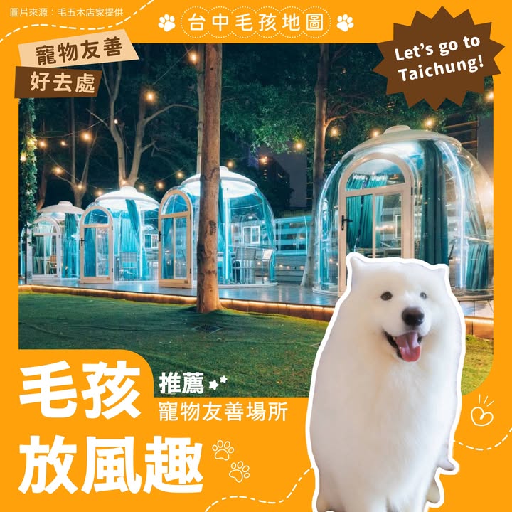 🐾 台中毛孩地圖|推薦友善寵物場所