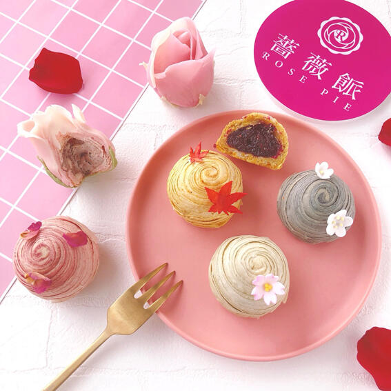 蔷薇食品有限公司：台湾金饼奖花博饼－四时花语