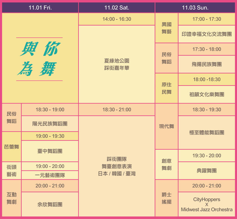 2019臺中國際舞蹈嘉年華