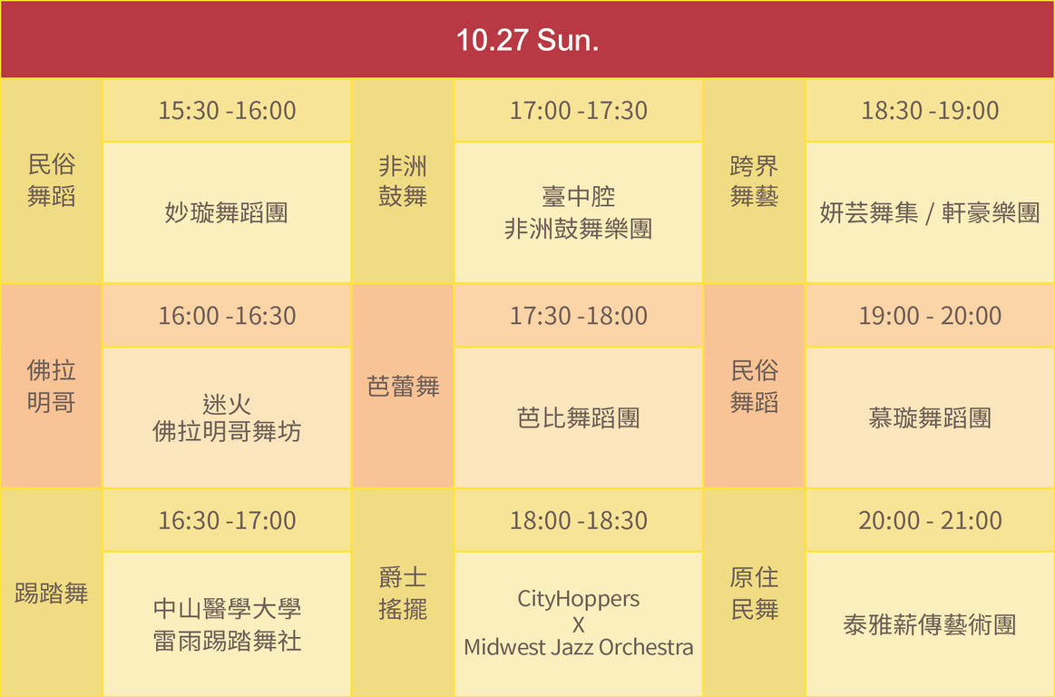 2019臺中國際舞蹈嘉年華